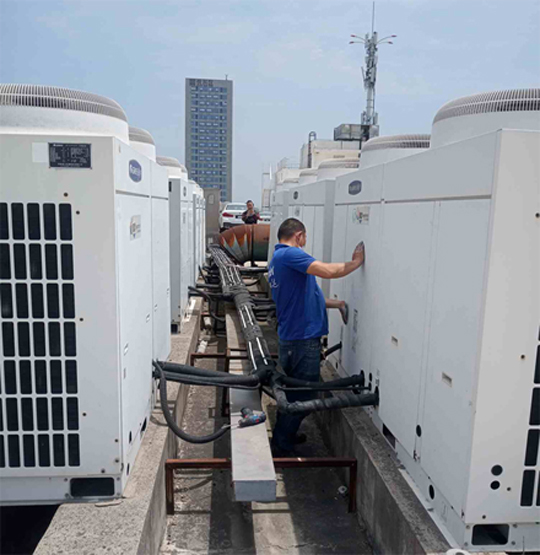 龙州中央空调制热和不制冷系统维修方法